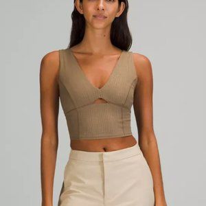(NWT) Lululemon lab studio cropped tank top
